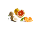 Mandarine, pamplemousse et cédrat