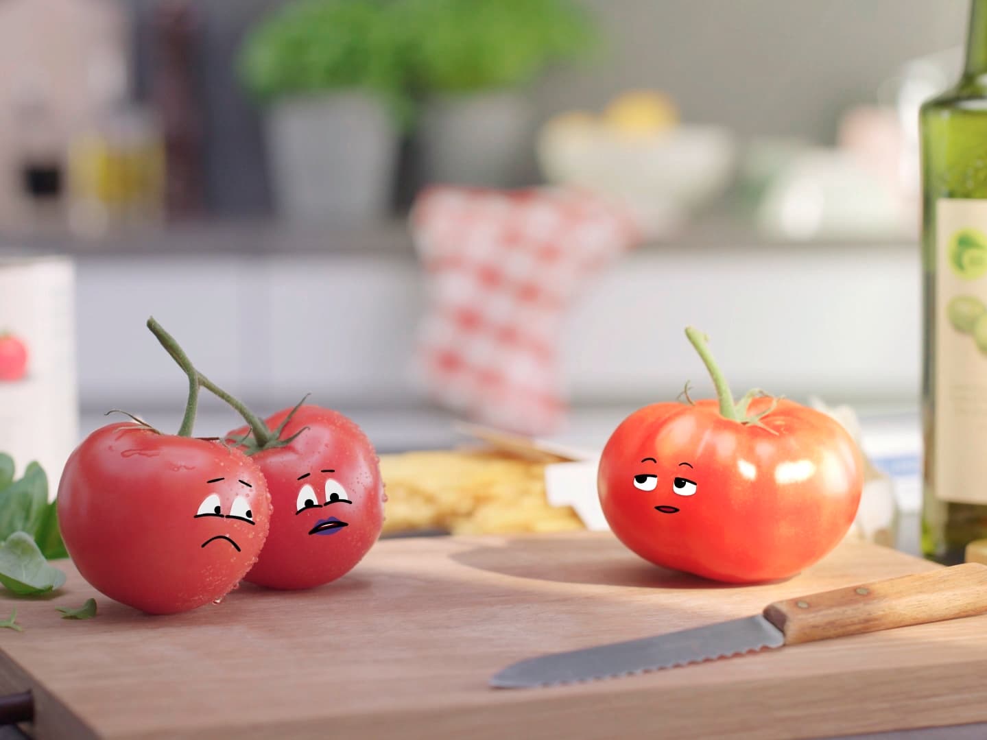 Tomatensalat mit Basilikum | Rezept