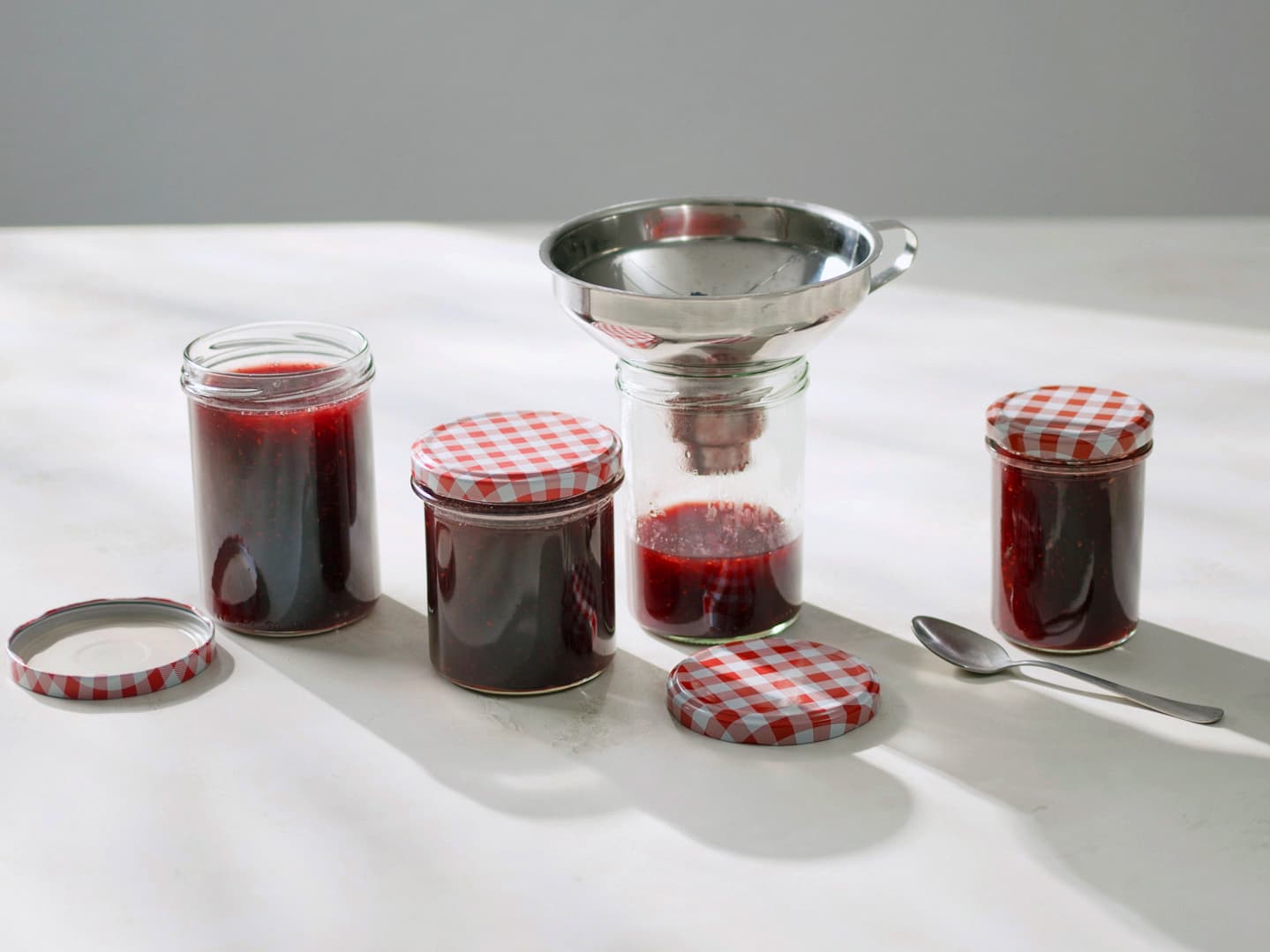 Rhabarber-Erdbeer-Konfitüre | Rezept