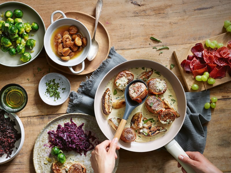 Quitten-Ricotta mit Schwarztee-Birnen | Migusto